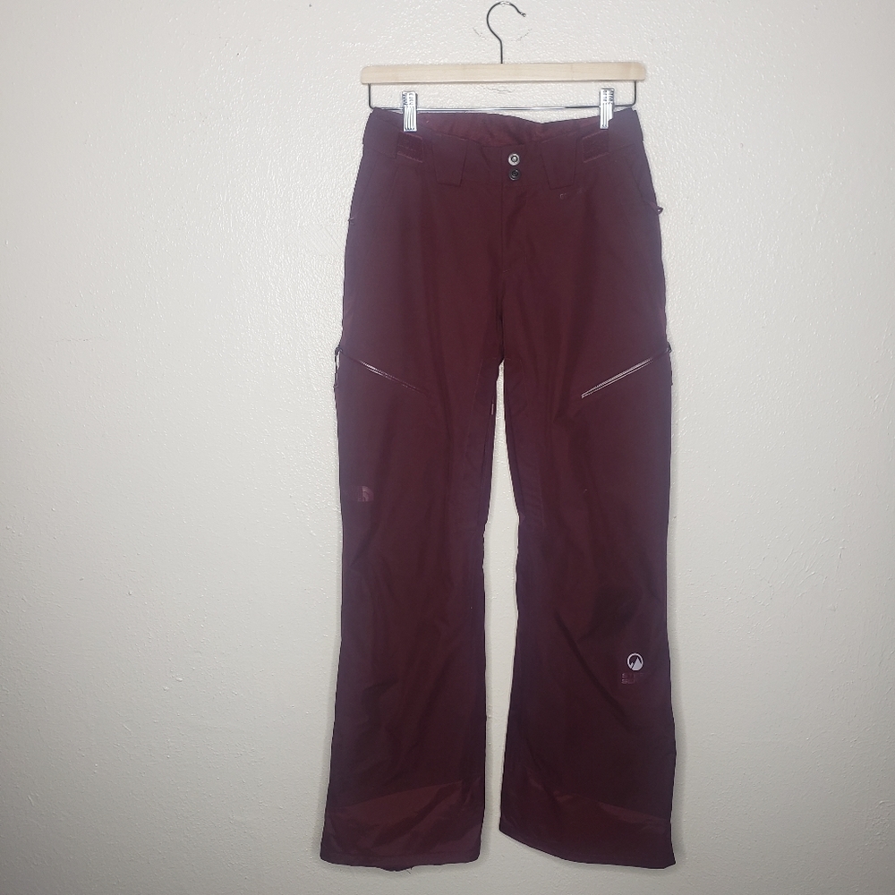 The North Face Gortex Streep Series Maroon Snow Pants